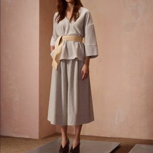 Le Fou 2015 Wide Leg Marthe Pant in Heather Grey